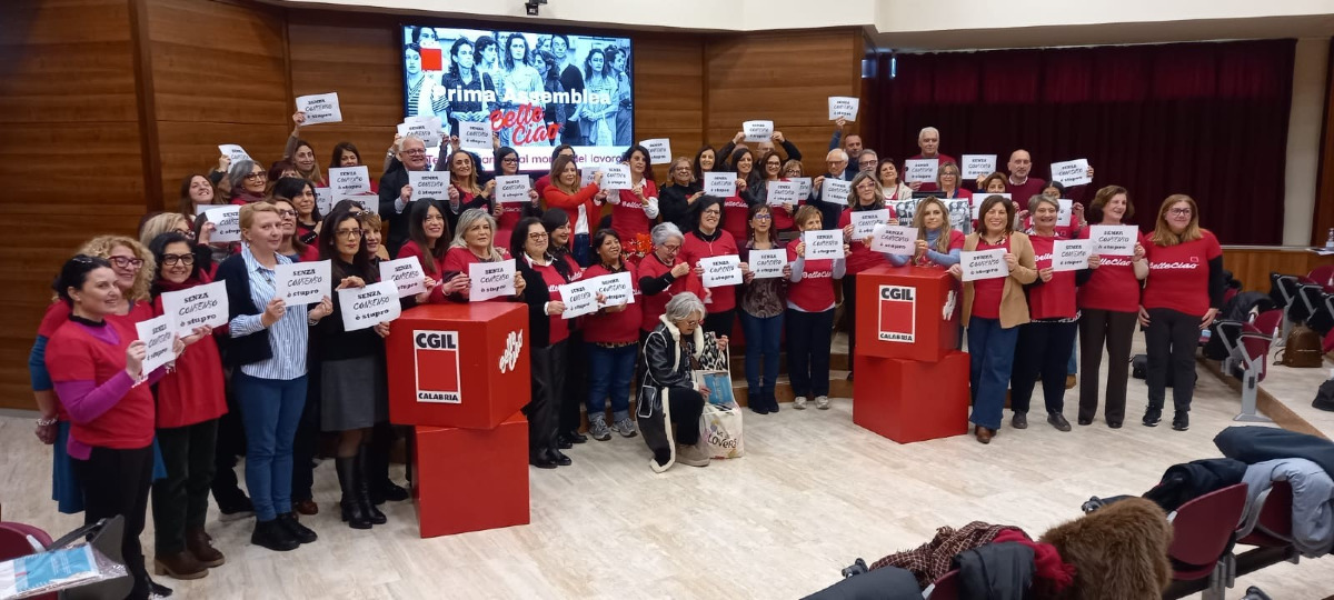 Lamezia - Prima assemblea "Belle Ciao" della Cgil Calabria - Foto: Ufficio stampa Cgil Calabria