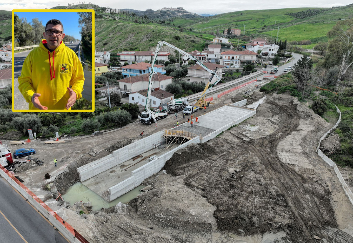 Calopezzati -  Al via la realizzazione della nuova rotatoria sulla S.S.106  - Foto: Basta Vittime sulla Strada Statale 106