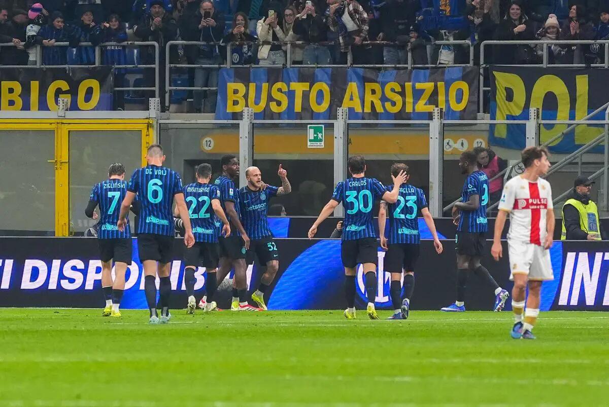 L’Inter continua la sua marcia in campionato: Genoa battuto 2-0 - 