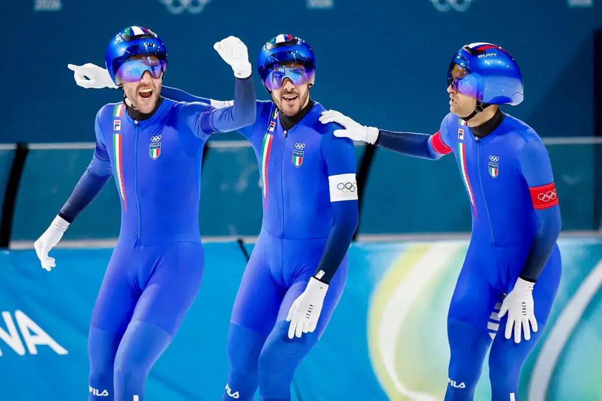 Oro Italia nell’inseguimento a squadre di Pattinaggio velocità - 