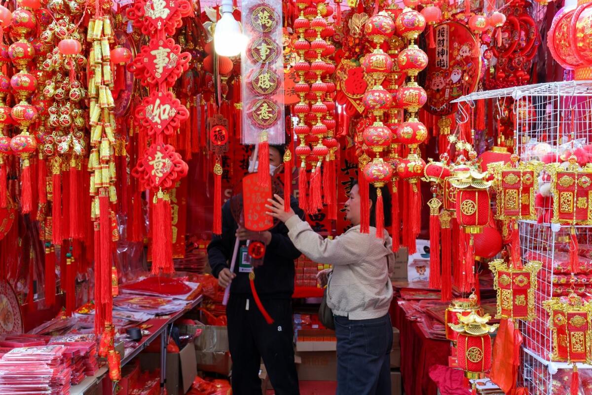 Cina, misure per incentivare i consumi in occasione della Festa di Primavera - 