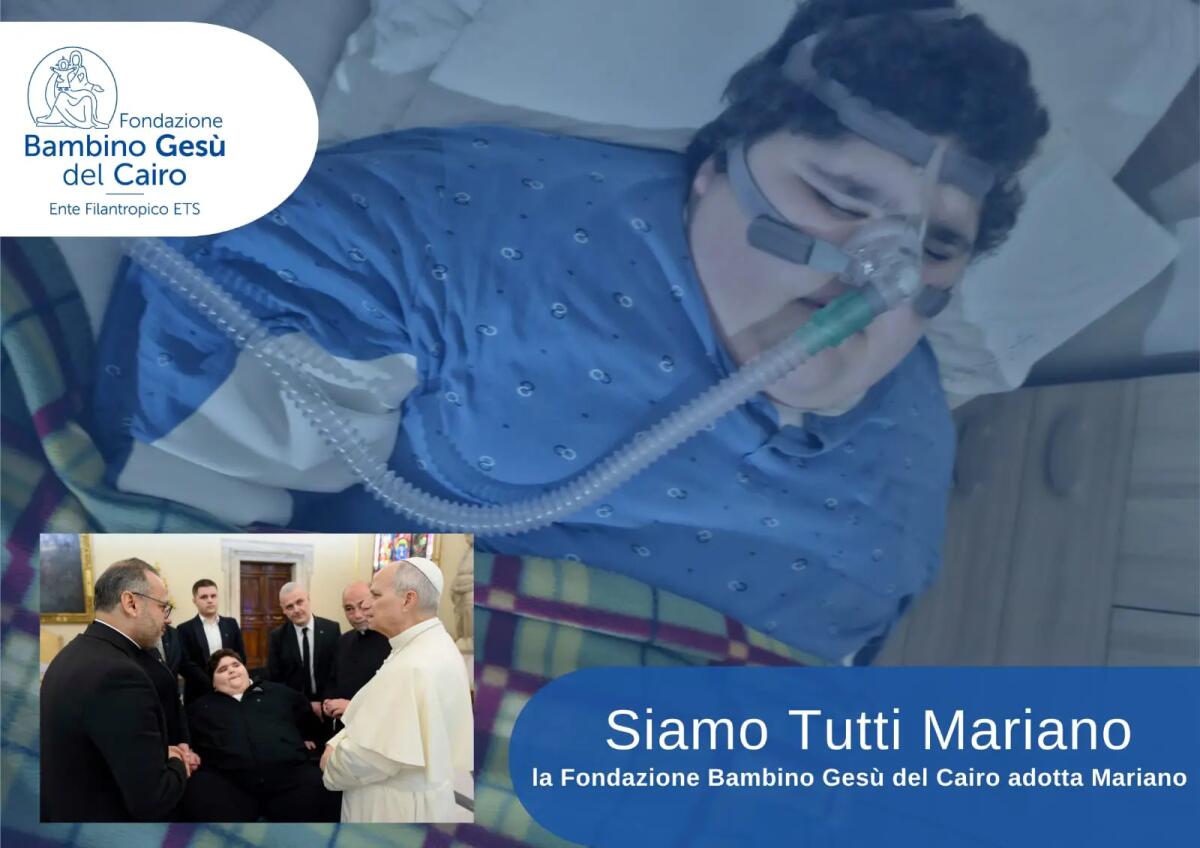 “Siamo tutti Mariano”: la Fondazione Bambino Gesù del Cairo adotta bimbo di 200kg - 