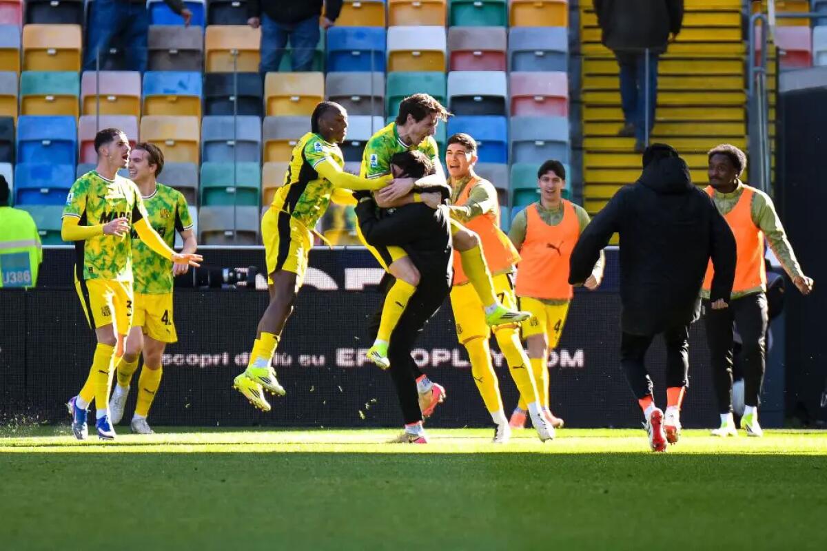 Udinese-Sassuolo 1-2, vittoria in rimonta dei neroverdi di Grosso - 