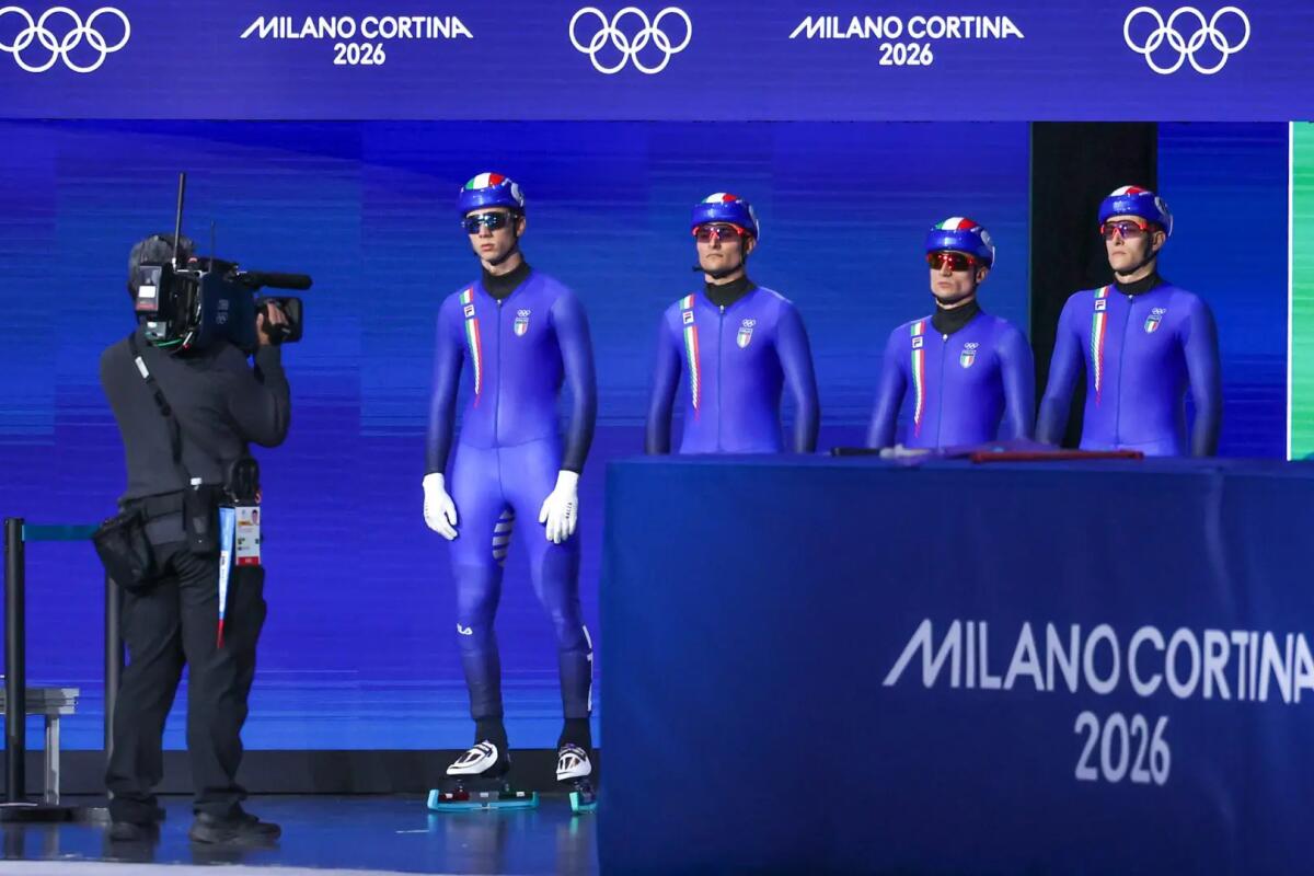 Bronzo Italia nella staffetta maschile di Short Track - 