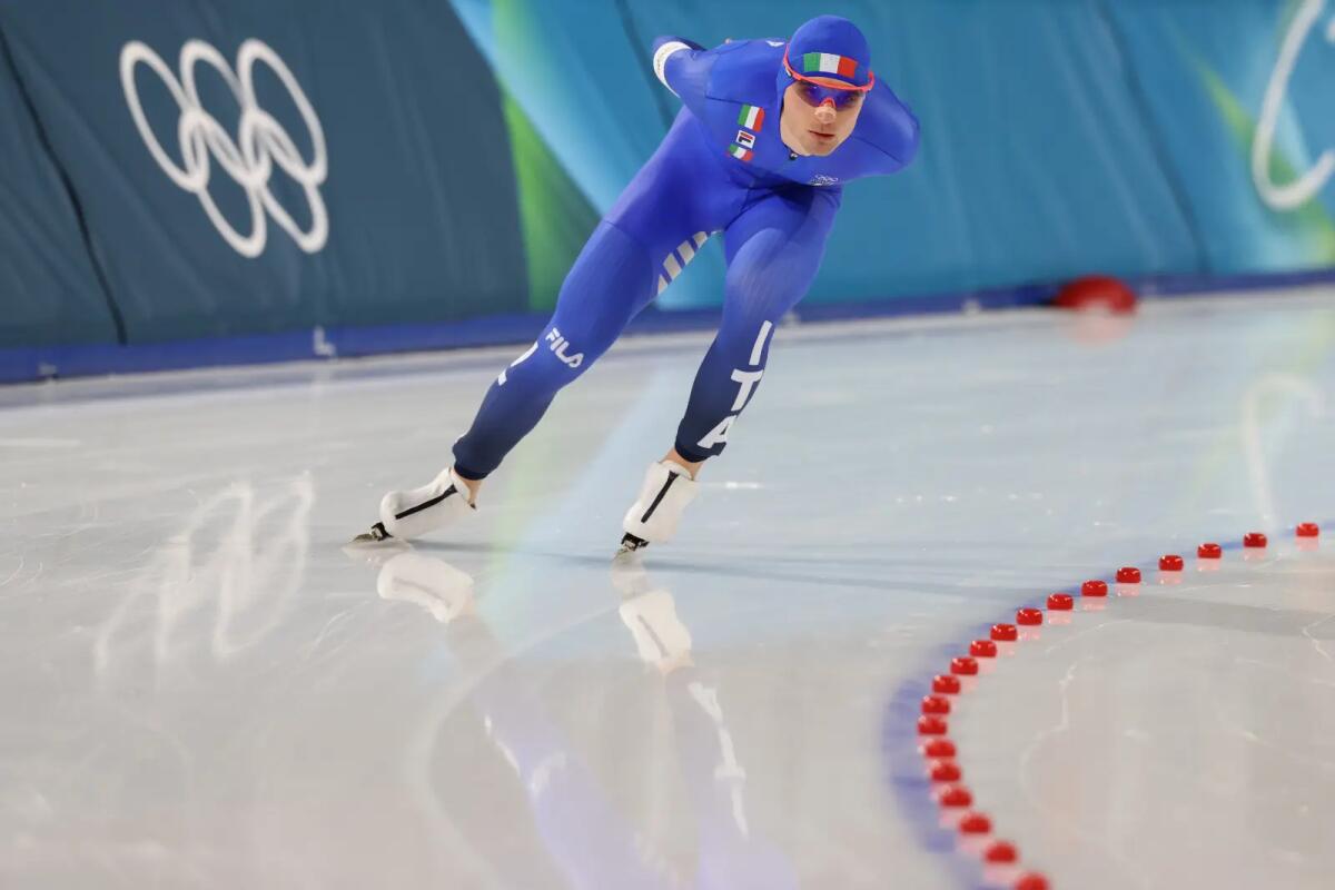 Lorello bronzo nei 5000 uomini di pattinaggio velocità - 