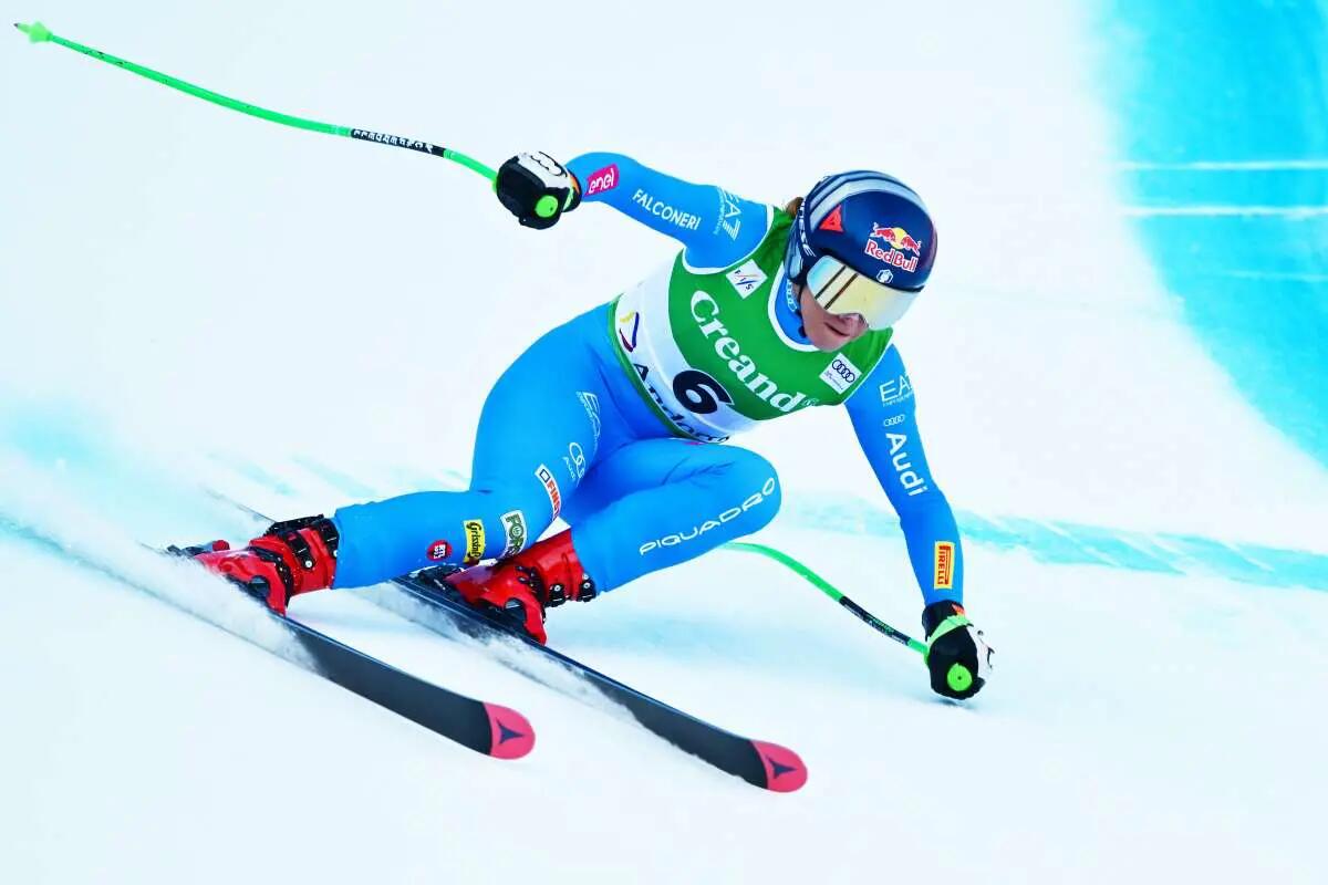 Goggia non scende più dal podio, terza anche nella discesa di Soldeu - 