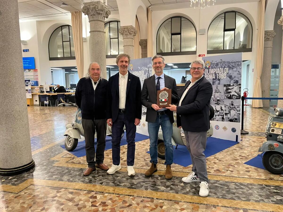 Milano, all’Aci di Corso Venezia la mostra “La Vespa alle Olimpiadi” - 