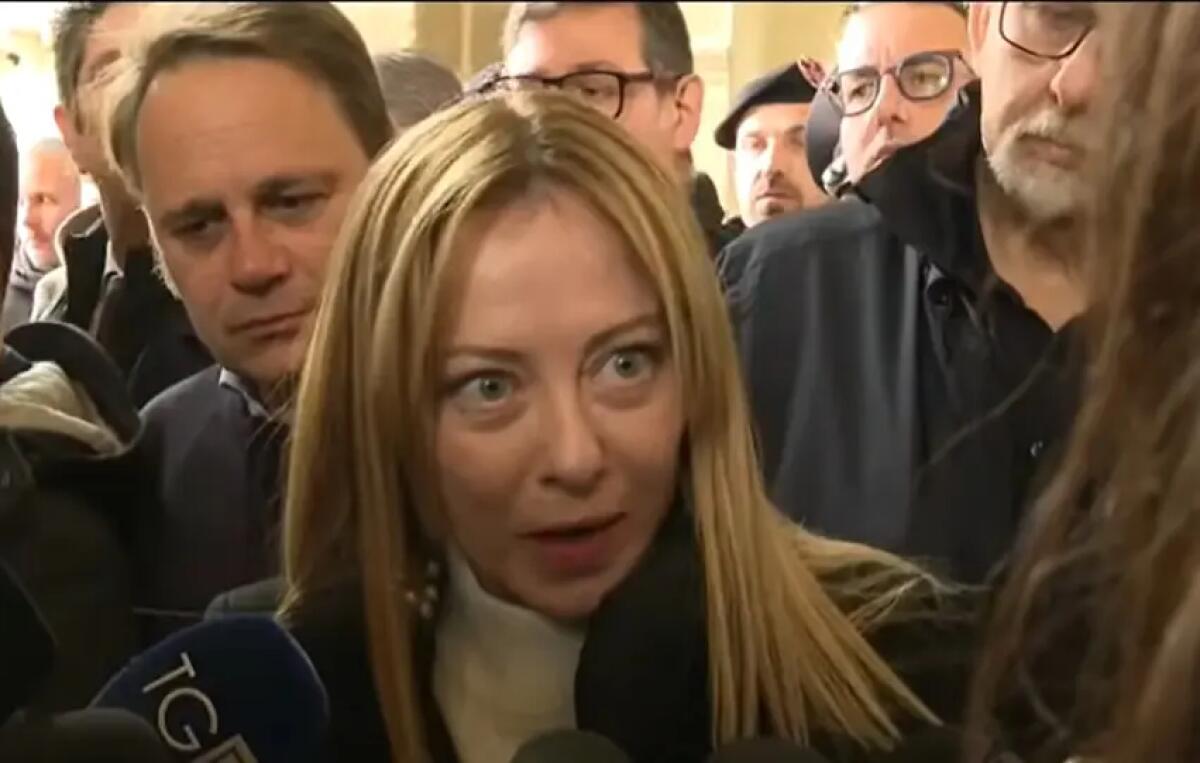 Meloni “Mercoledì il decreto per Niscemi e le zone colpite dal ciclone Harry” - 