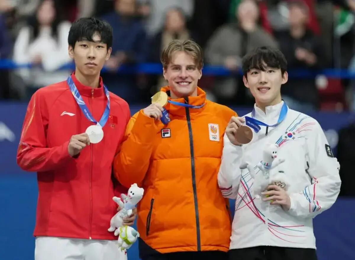 Oro Olanda nei 1000 mt Short Track, il cinese Sun Long 2° per 28 millesimi - 