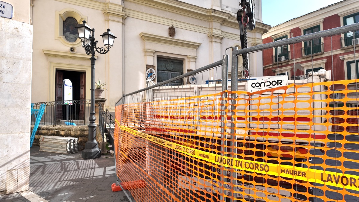 Lavori cantiere basilica cattedrale crotone - redazione 3.02.2026