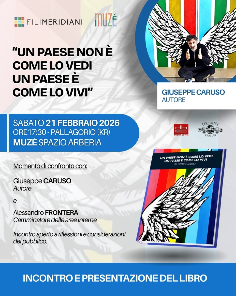 Presentazione Libro Giuseppe Caruso - (U.S. Muzè Alberia - Pallagorio - 13.02.2026)