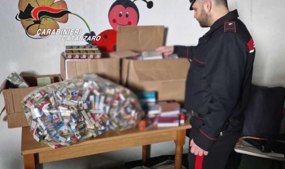Sigarette rubate a Palizzi, arrestato 42enne a Catanzaro Lido - Foto US Carabinieri 