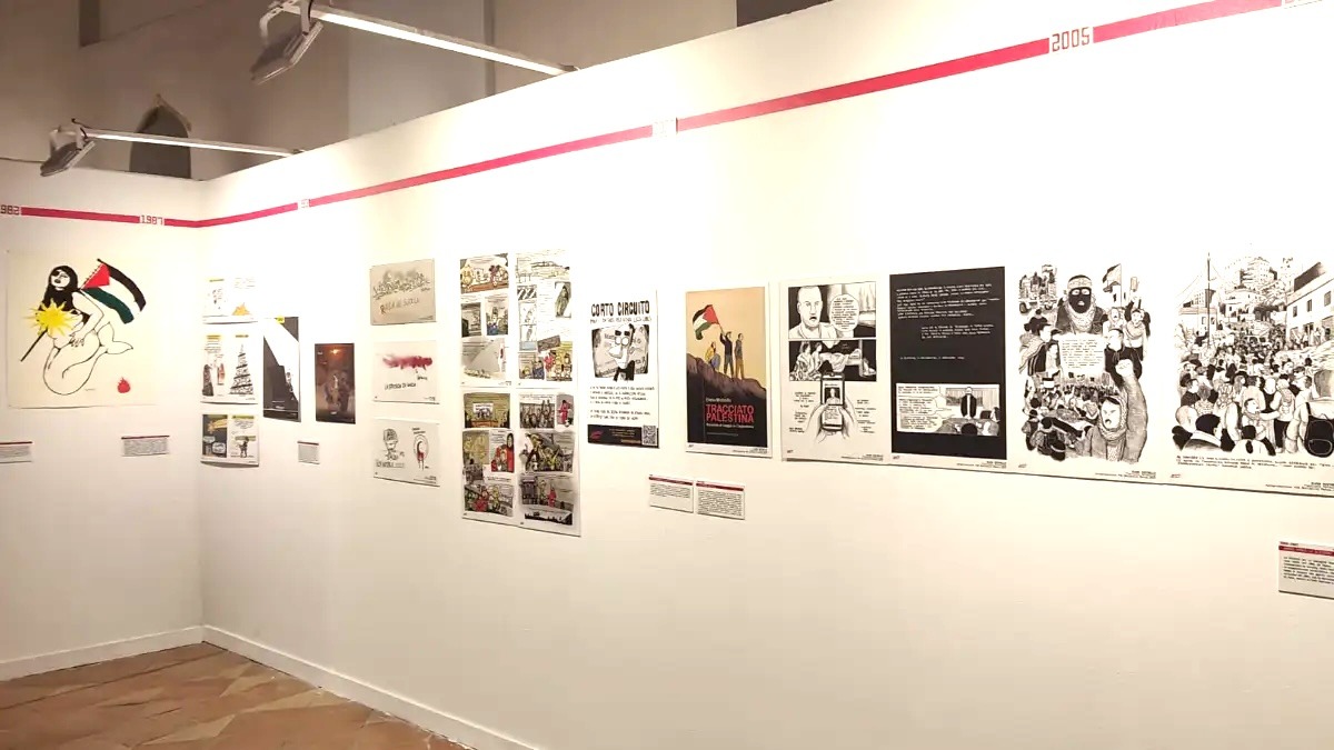 Unical - Arriva Falastin Hurra, la mostra di fumetti da e per la Palestina - Foto US Unical