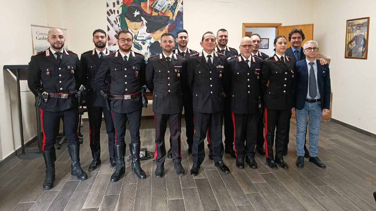 Consegna dei nuovi gradi al Comando Provinciale dei Carabinieri di Crotone - Foto US Carabinieri 