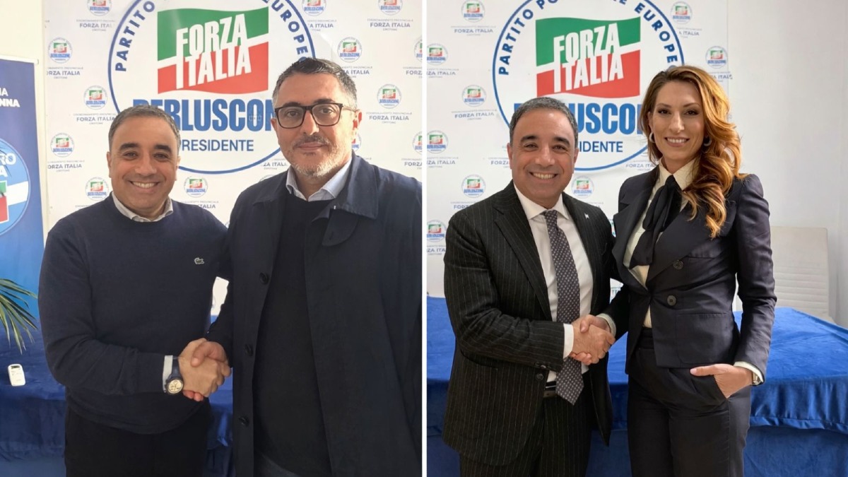 Forza Italia rafforza il partito nel crotonese: commissari a Cutro e Crucoli - Foto US Forza Italia Segreteria Provinciale 