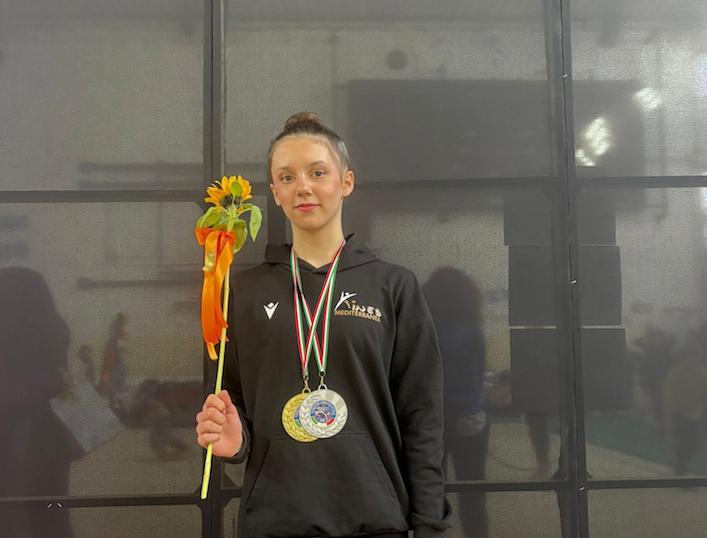 Catanzaro, Ginnastica ritmica, grandi risultati: Coppola vola al Nazionale  - Foto: Uff. Stampa Comune di Catanzaro