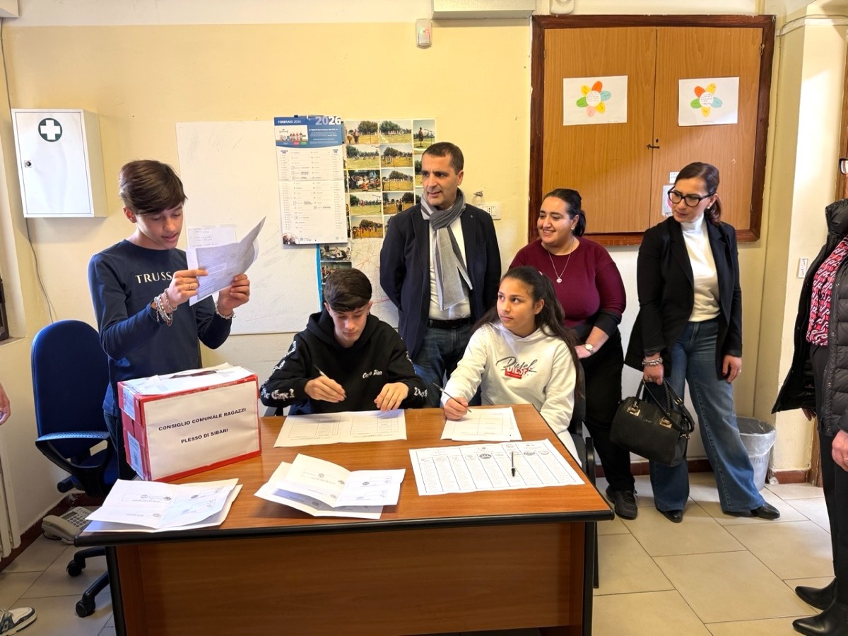 Cassano - Greta Mignogna eletta sindaca dei ragazzi, nasce il nuovo CCRR - Foto: Uff. Stampa Comune di Cassano 