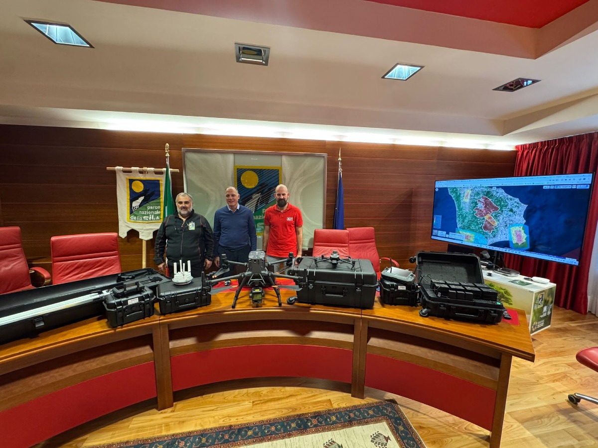 Tecnologie avanzate e droni: nuove armi per la conservazione del Parco Nazionale della Sila - Foto: Uff. Stampa Parco Nazionale della Sila