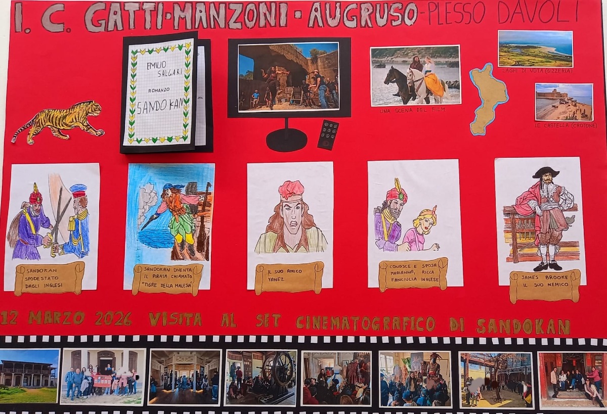 A scuola di cinema sul set di Sandokan: l’esperienza degli studenti del Gatti-Manzoni-Augruso - Foto: Uff. IC Gatti-Manzoni-Augruso