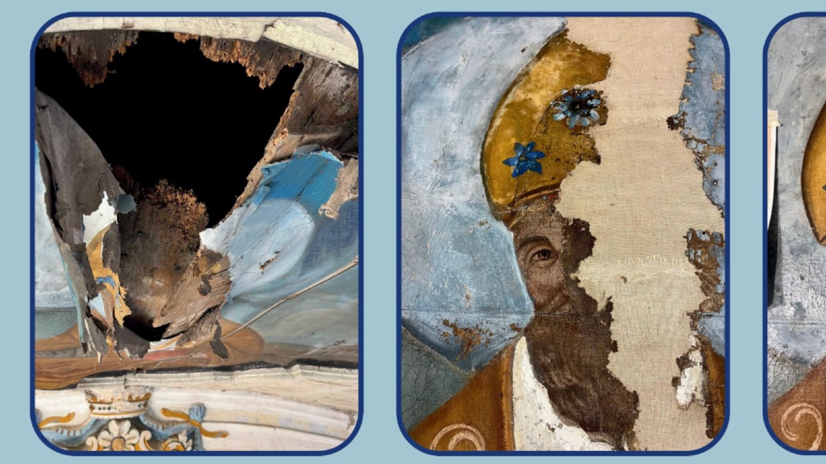 Stalettì, la Chiesa dell’Immacolata al centro dei lavori di messa in sicurezza - Foto Uff. Stampa Sovrintendenza Catanzaro e Crotone 