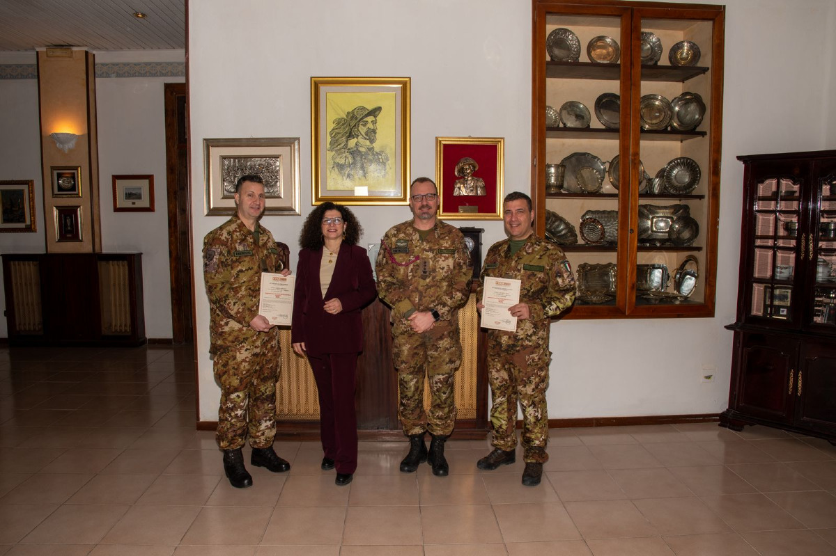  Formedil Cosenza e 1° Reggimento Bersaglieri insieme per la sicurezza - Foto: Ufficio stampa Formedil Cosenza