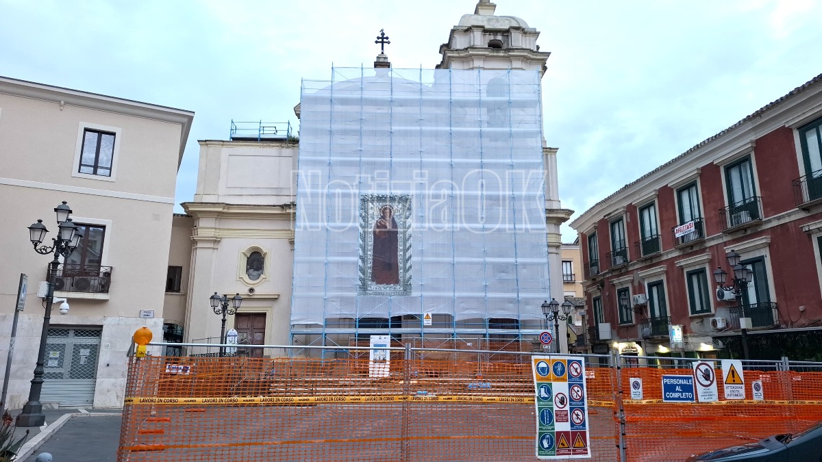 Restauro del Duomo, la Madonna sul ponteggio: Crotone guarda al Settennale