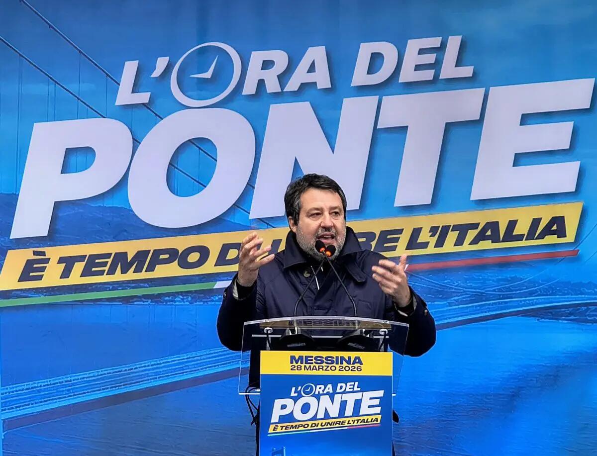 Salvini “Il Ponte sullo Stretto è un’opera strategica e un antidoto alla mafia” / Video - 