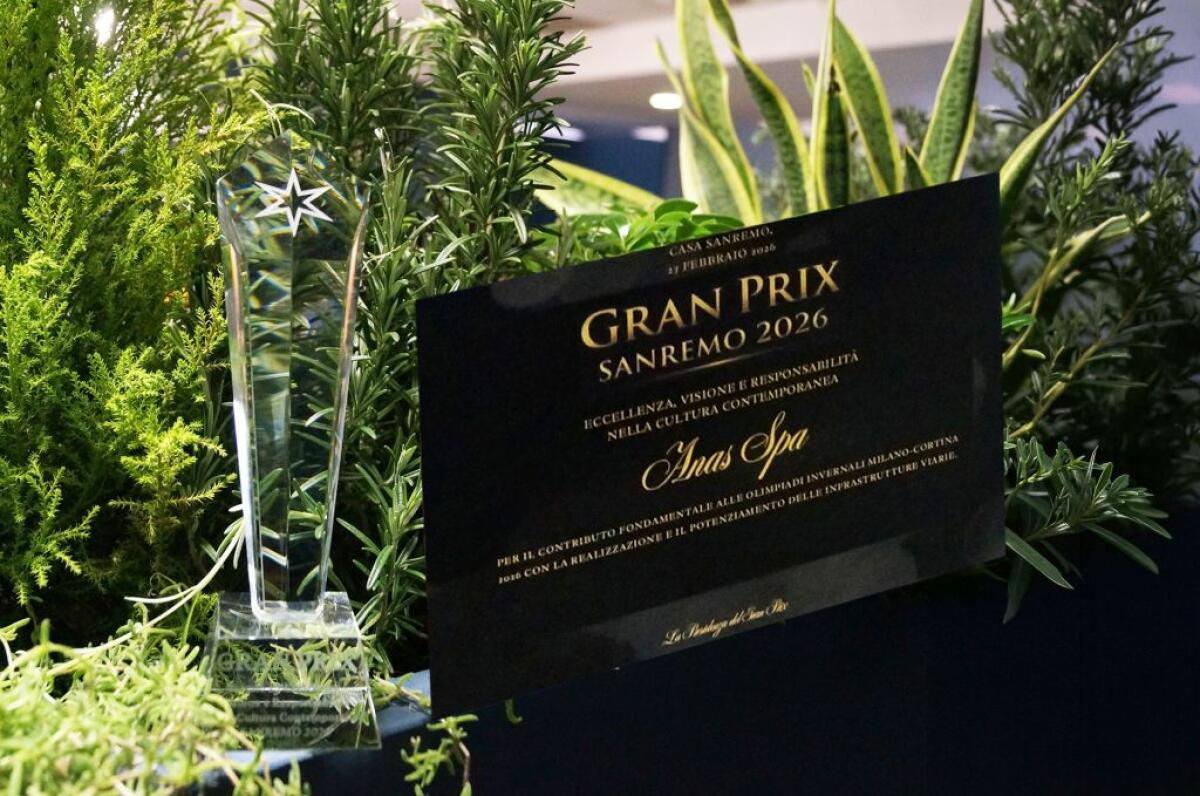 Sviluppo della mobilità e sicurezza stradale, tre nuovi riconoscimenti per Anas - 