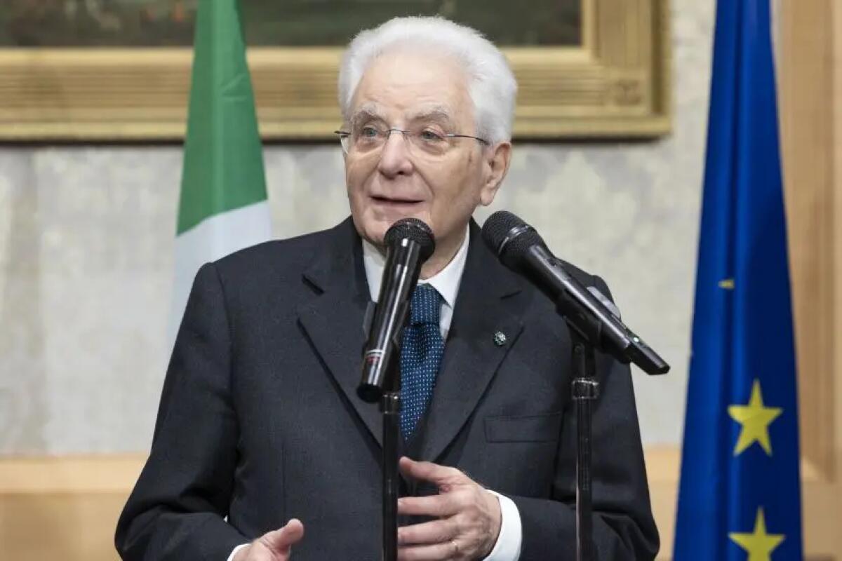 Mattarella “La guerra è tornata a spargere sangue anche non lontano da noi” - 