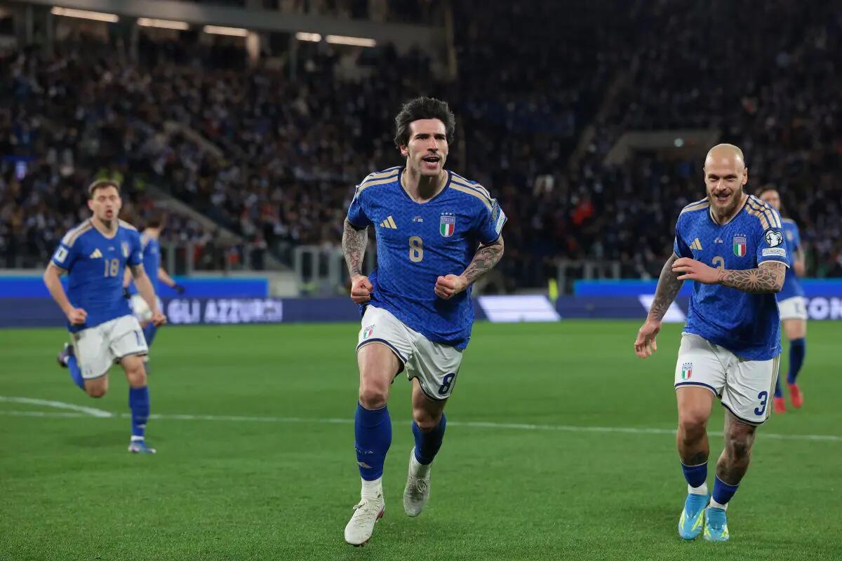 Tonali-Kean lanciano l’Italia, azzurri in finale ai play-off Mondiali - 