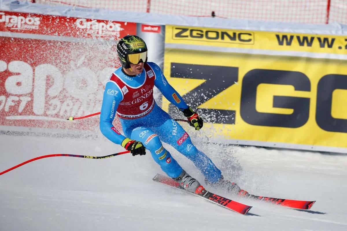 Franzoni secondo nella discesa di Courchevel, Coppa del Mondo a Odermatt - 