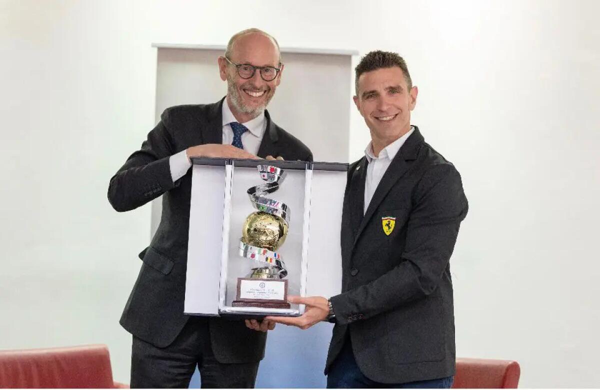 Aci Milano premia il campione del mondo WEC Alessandro Pier Guidi - 