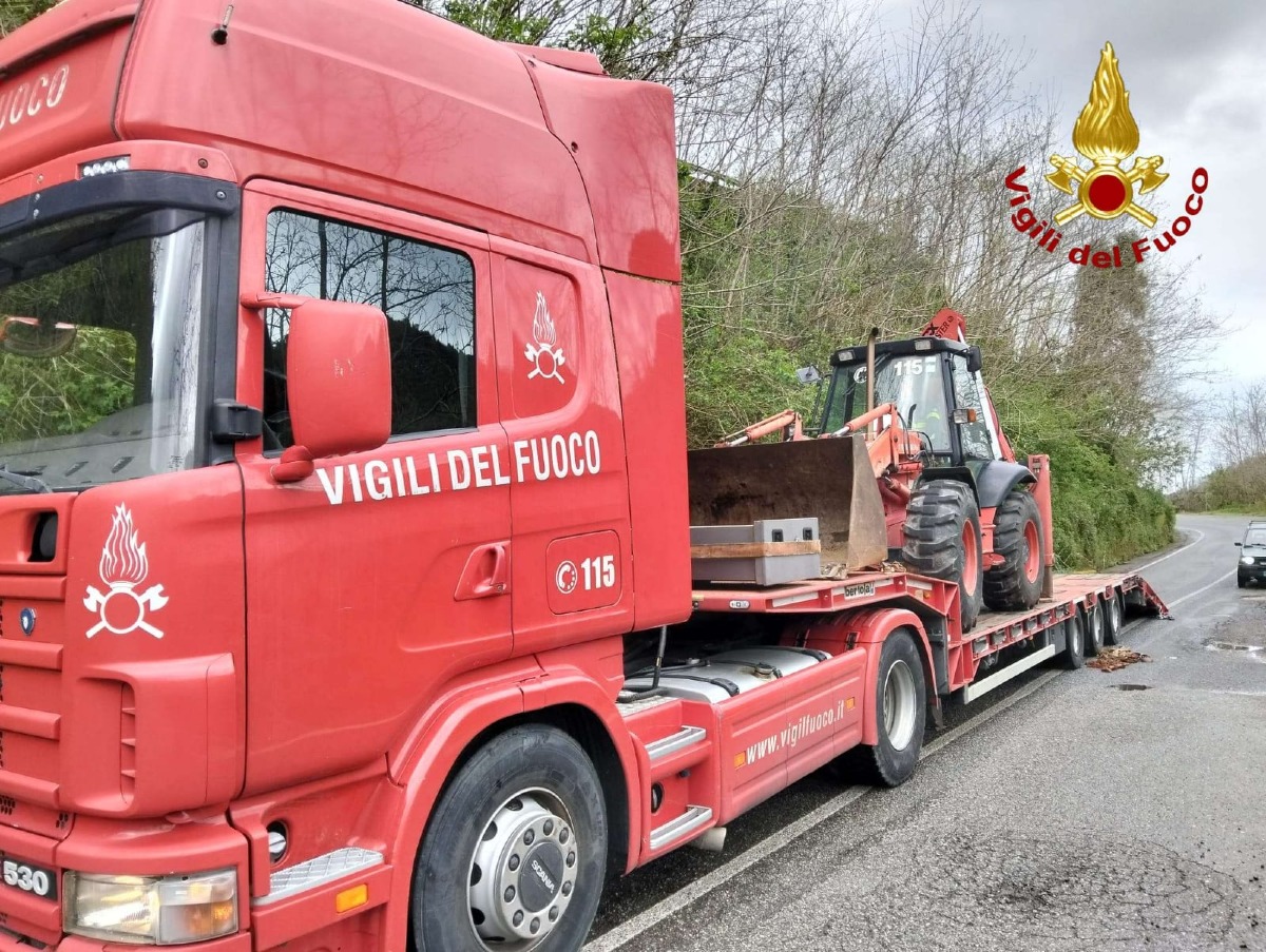 Maltempo nel vibonese (Uff. Stampa Vigili del Fuoco Vibo V. 17.03.2026