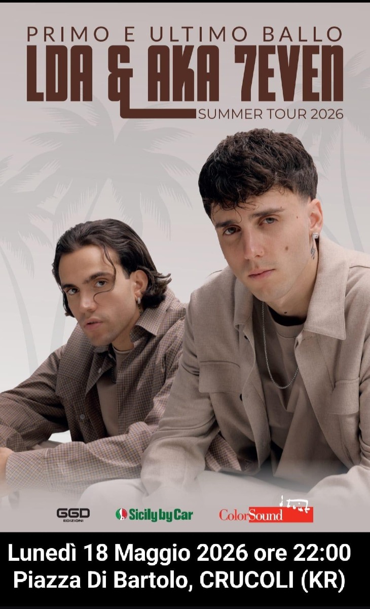 LDA e AKA Seven - Foto: Pagina Comune di Crucoli 