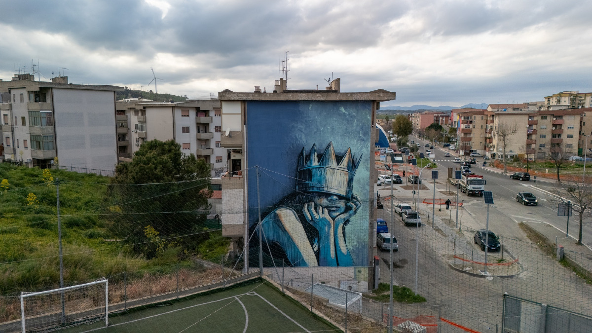 Crotone - Ai 300 Alloggi l’arte crea un museo a cielo aperto - Foto: Ufficio stampa Kriu