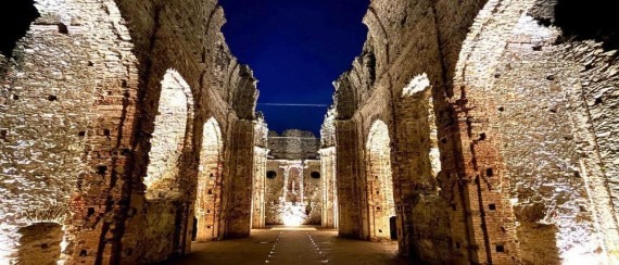 Carlopoli inaugura i lavori di restauro dell'Abbazia di Santa Maria di Corazzo - 