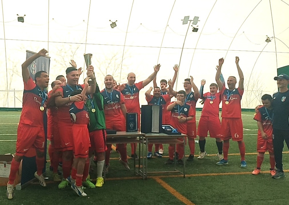 Calabria sul tetto del calcio paralimpico: trionfa la Totò for Special Ones - Foto Uff. Stampa Associazione ETS ASD "TOTÒ FOR SPECIAL ONES"