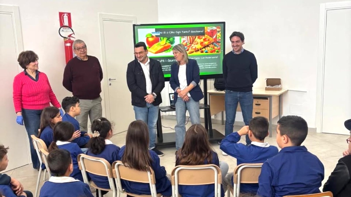 Educazione alimentare, progetto Arsac nelle scuole di Cassano - Foto Uff. Stampa Comune di Cassano 