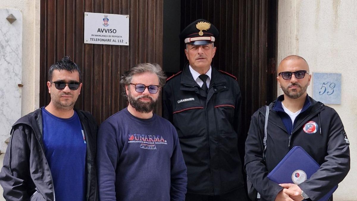 Cetraro, caserma carabinieri: UNARMA denuncia ritardi e chiede svolta - Foto Uff. Stampa UniArma 