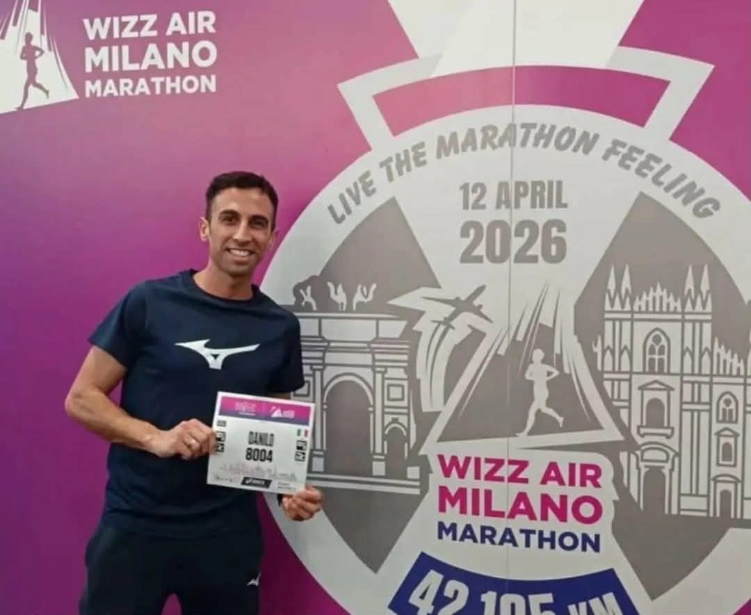Il crotonese Danilo Ruggiero protagonista alla Wizz Air Milano Marathon 2026 - Foto: Danilo Ruggiero