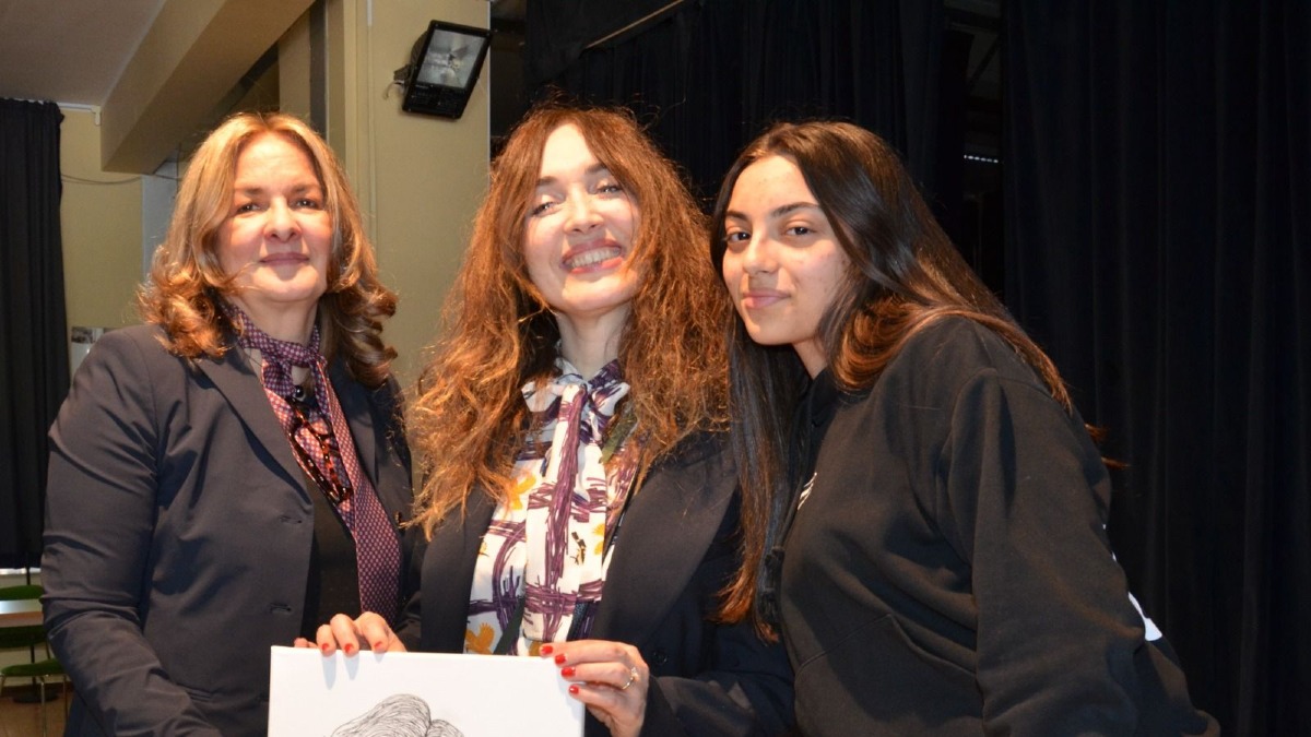 Trebisacce - Chiara Francini incanta gli studenti: emozioni e memoria all’IIS Palma - Foto Uff. Stampa IIS L. Palma ITI ITG Green Falcone Borsellino di Corigliano-Rossano