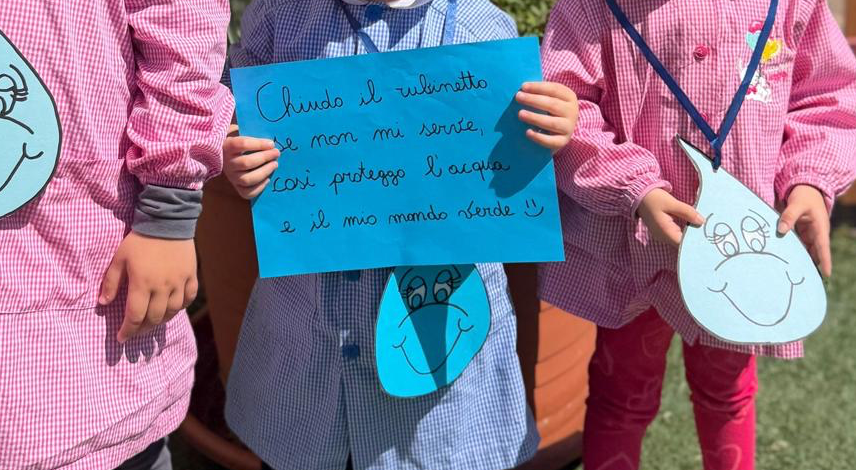 Corigliano-Rossano, al Polo Infanzia Magnolia si impara a non sprecare l’acqua - Foto: Uff. Stampa Pedagogista Teresa Pia Renzo