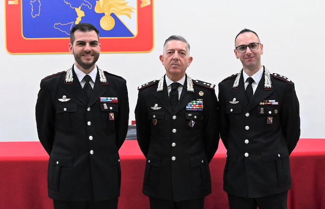 Catanzaro - Alla Legione Carabinieri Calabria 9 promozioni e onorificenze