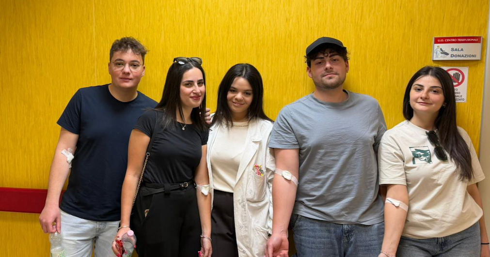 Quattro giovani donano il sangue al Centro Trasfusionale di Rossano