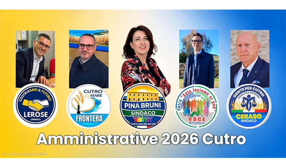 Elezioni comunali Cutro 2026: cinque candidati in corsa a sindaco - 