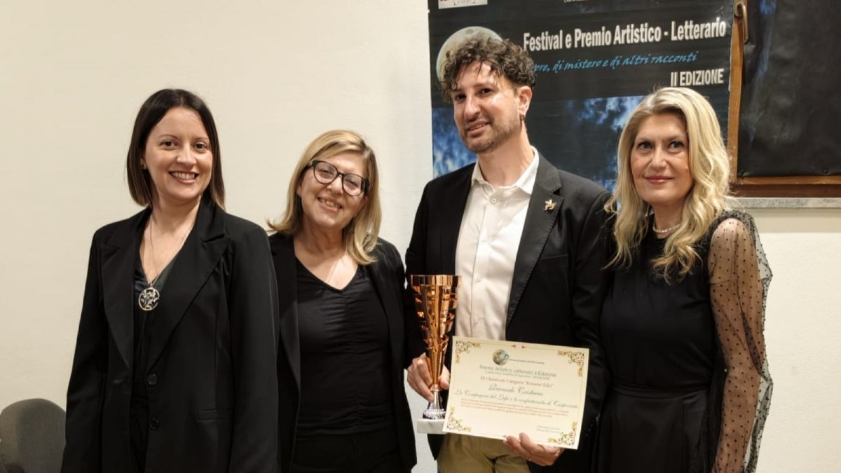 Castrovillari, premio internazionale: Cristiano terzo con “La Compagnia del Lupo” - Foto Uff. Stampa Liberitv Redazione 