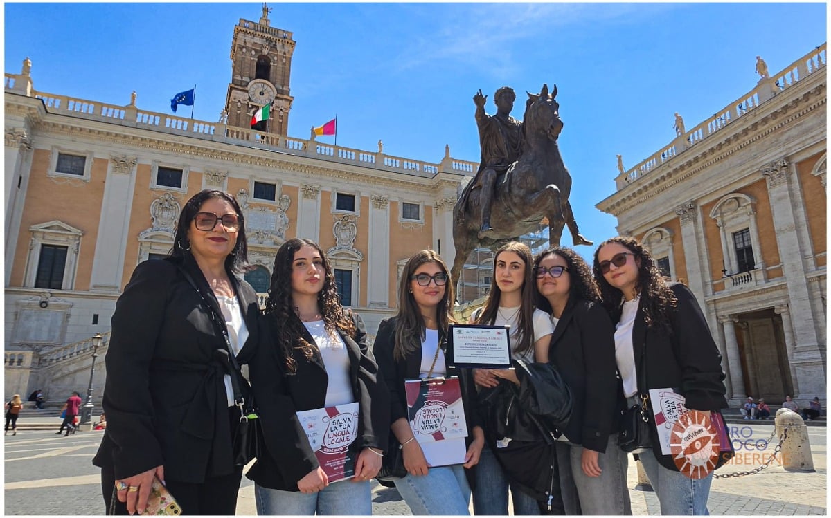 Santa Severina premiata al Campidoglio per le lingue locali - Foto Uff. Stampa Pro Loco Siberene