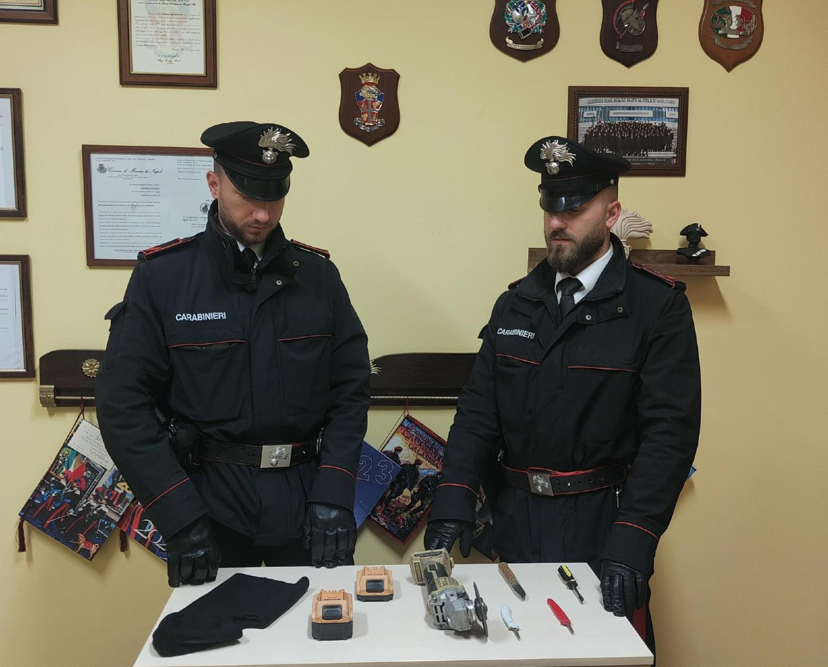 Simeri Crichi - Tentato furto sventato - Foto: Ufficio stampa Comando Comando Carabinieri di Catanzaro