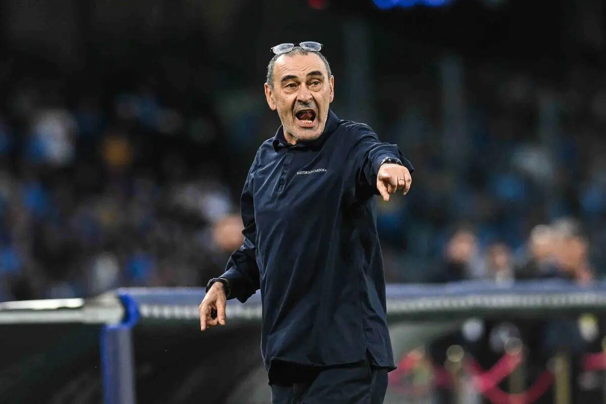 Sarri “Una gara non mi fa cambiare l’idea sulla stagione” - 