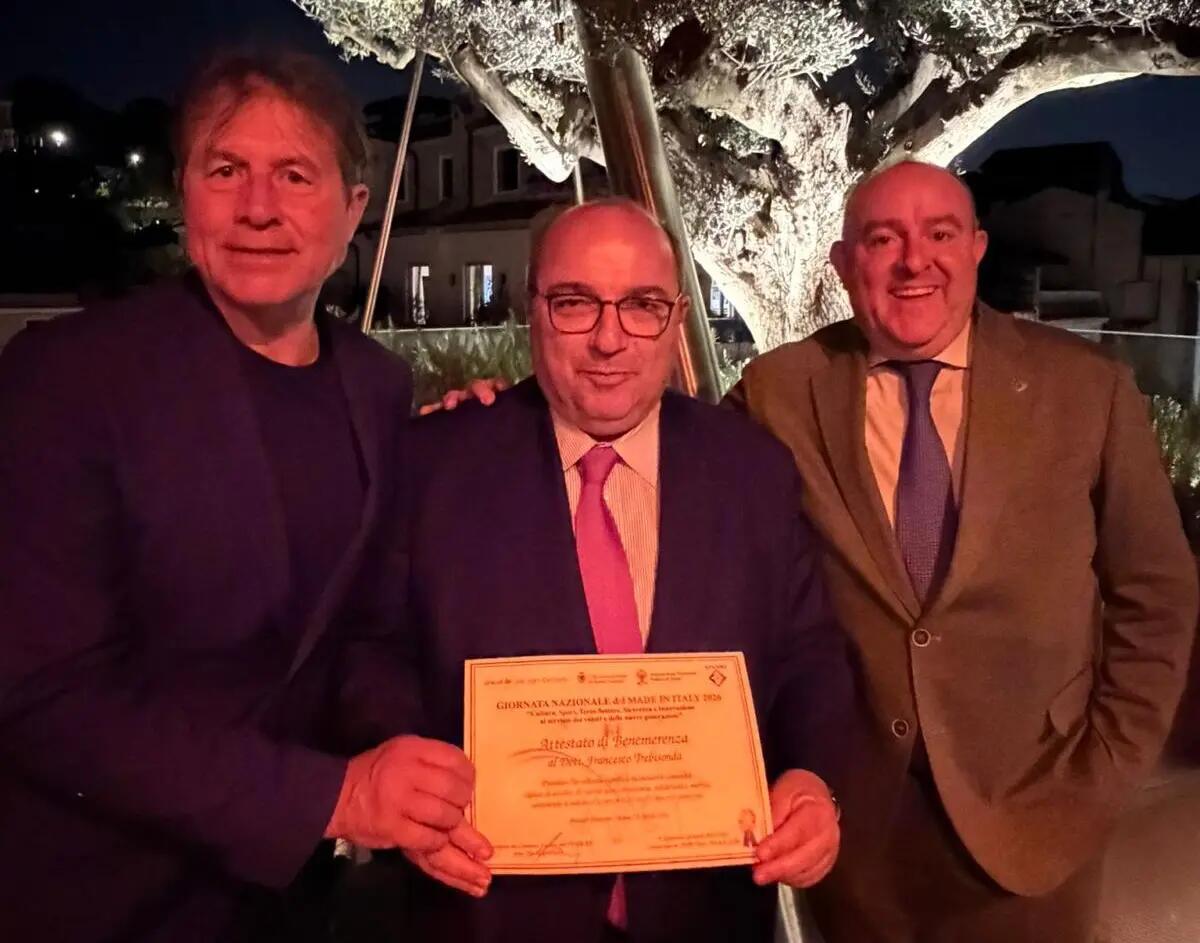 Palazzo Valentini celebra il genio italiano, tra i premiati il calabrese Francesco Trebisonda - 
